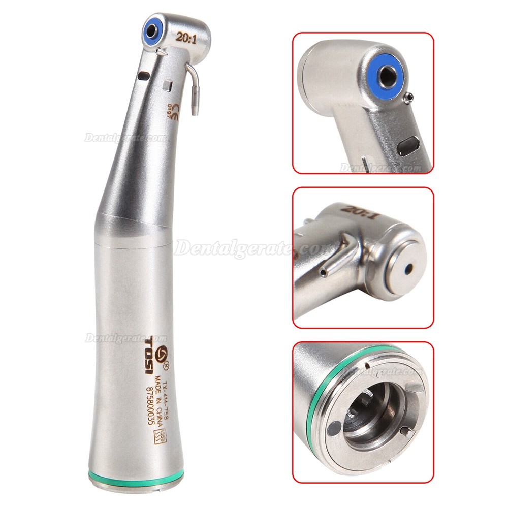 TOSI TX-414-758 20:1 Gr&uuml;n Winkelst&uuml;ck (Doppelte Wassereinspritzung, Faseroptik, E-Typ)