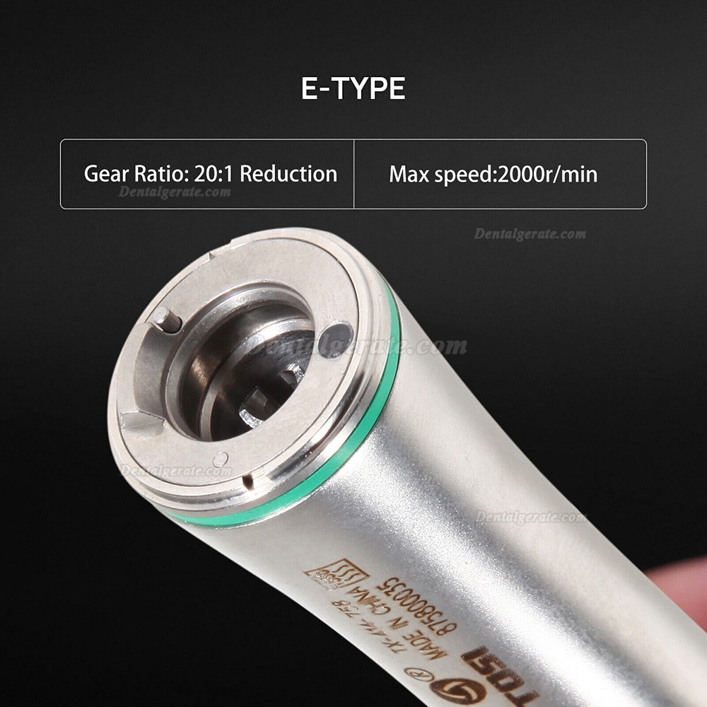 TOSI TX-414-758 20:1 Gr&uuml;n Winkelst&uuml;ck (Doppelte Wassereinspritzung, Faseroptik, E-Typ)