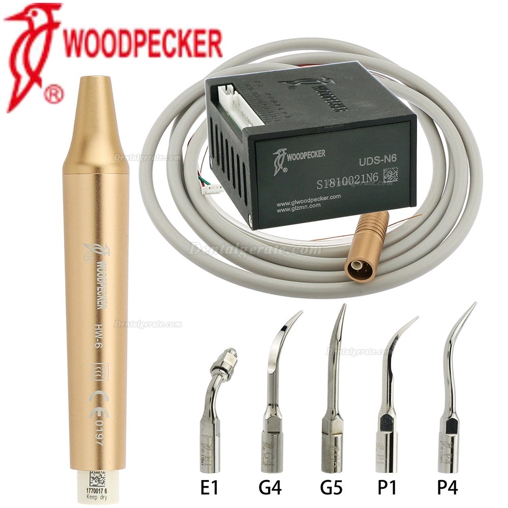 Woodpecker UDS-N6 Dental gebaut in Ultraschall Piezo Scaler E1 G4 G5 P1 P4 Spitze EMS