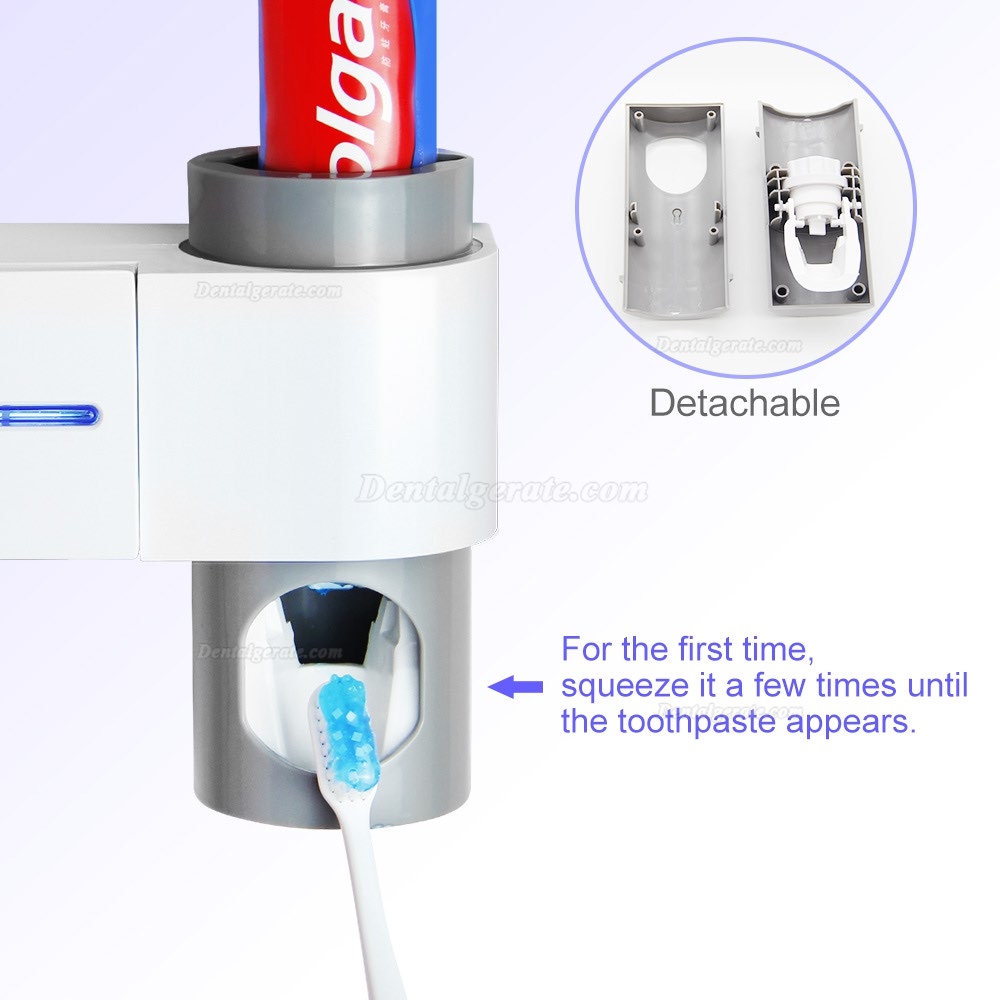 UV-Zahnbürste Sterilisation Trocknungshalter Automatischer Zahnpastaspender USB Power für 5 Zahnbürste UV-Zahnbürste Sterilisation Trocknungshalter Automatischer Zahnpastaspender USB Power für 5 Zahnbürste