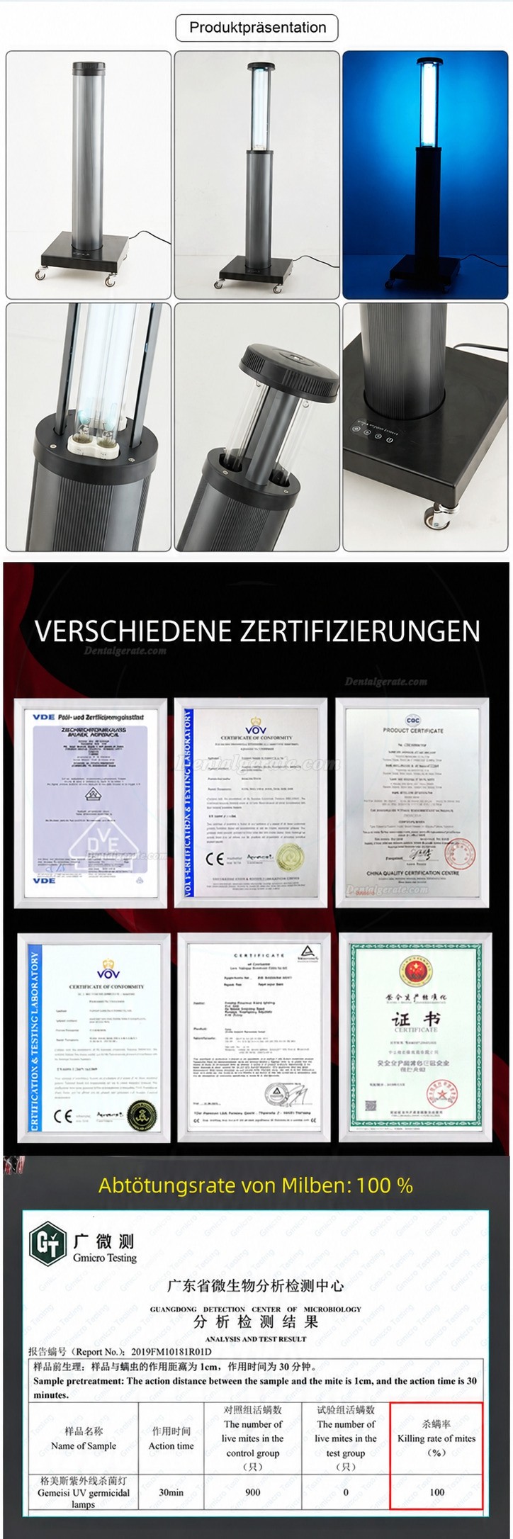 150W mobile UV-sterilisationslampe Uvc-Desinfektionslicht mit Radarsenso 150W mobile UV-sterilisationslampe Uvc-Desinfektionslicht mit Radarsenso