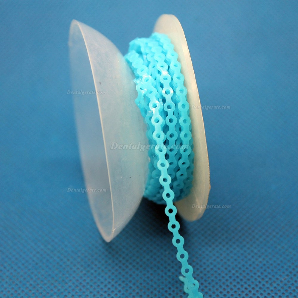 Dental Kieferorthop&auml;dische Elastische Gummi Extrem Power Kette Lang
