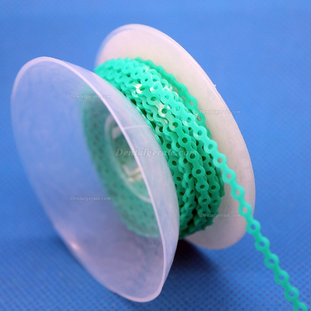 Dental Kieferorthop&auml;dische Elastische Gummi Extrem Power Kette Lang
