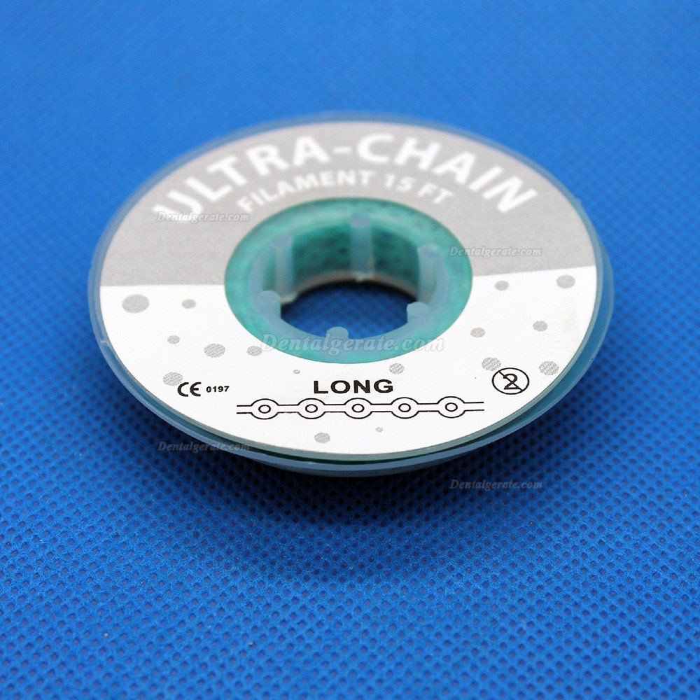 Dental Kieferorthop&auml;dische Elastische Gummi Extrem Power Kette Lang
