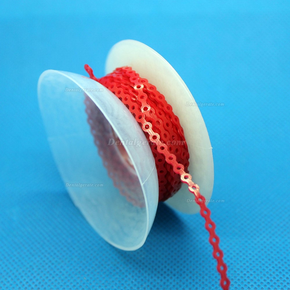 Dental Kieferorthop&auml;dische Elastische Gummi Extrem Power Kette Lang
