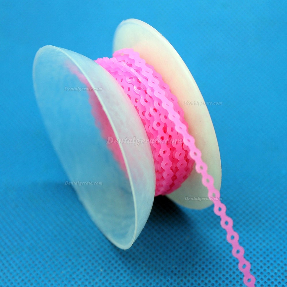 Dental Kieferorthop&auml;dische Elastische Gummi Extrem Power Kette Lang