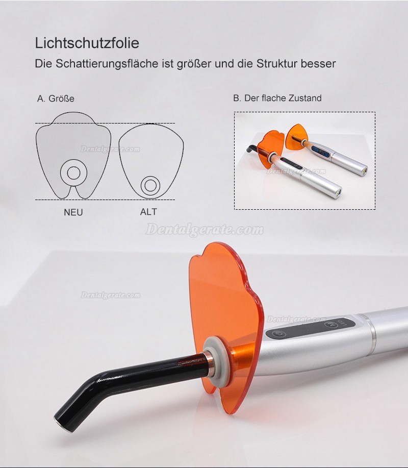 LY®Dental Polymerisationslampe 1500mw wireless kabellose LED-Lampe LY® Dental Polymerisationslampe 1500mw (Verbesserte Version)