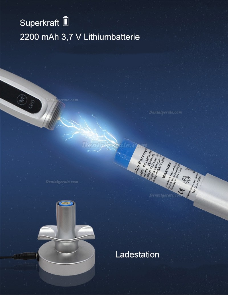 LY®Dental Polymerisationslampe 1500mw wireless kabellose LED-Lampe LY® Dental Polymerisationslampe 1500mw (Verbesserte Version)