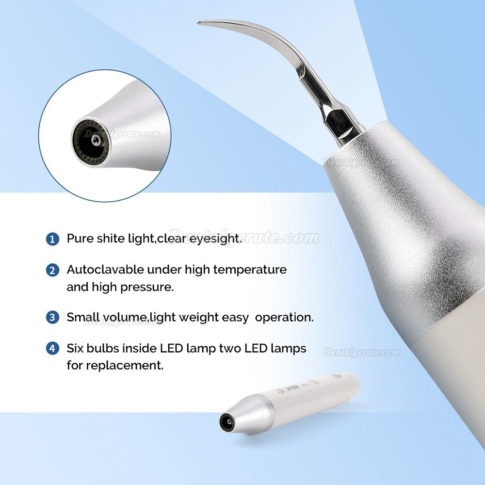 VRN DA-10 Piezoelektrischer Ultraschallscaler mit Licht, Compatibel mit Woodpecker EMS Cavitron