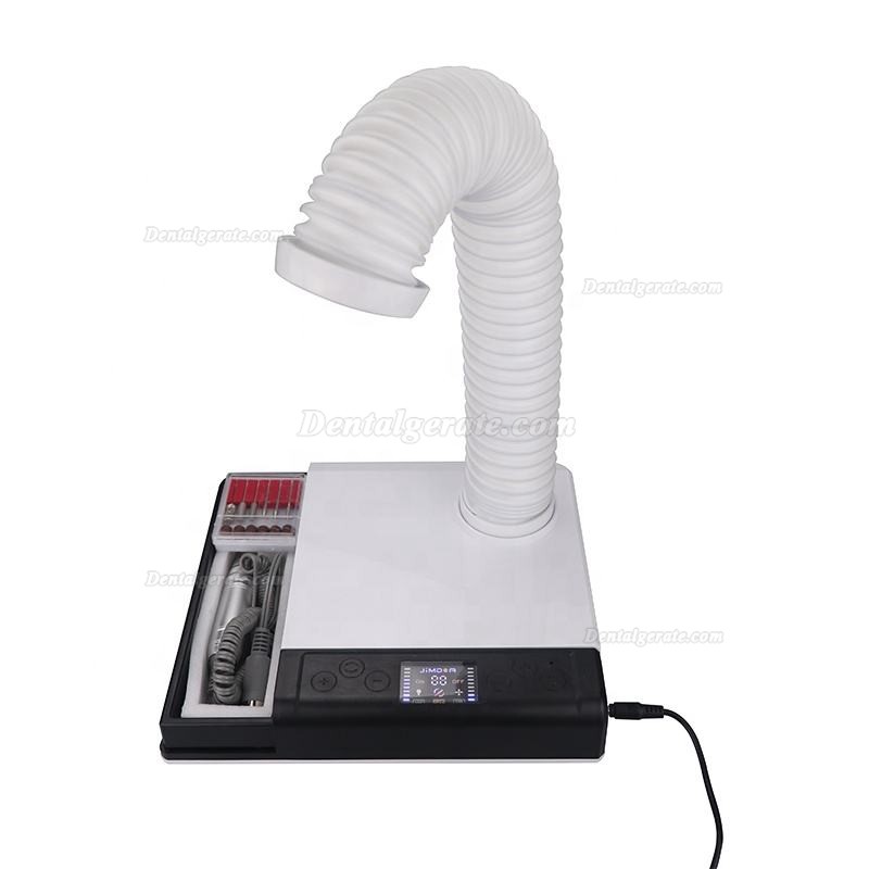 Dentallabor Tragbare Absauganlage Absaugbox Absauggerät mit 3 LED-Leuchten Dentallabor Tragbare Absauganlage Absaugbox Absauggerät mit 3 LED-Leuchten