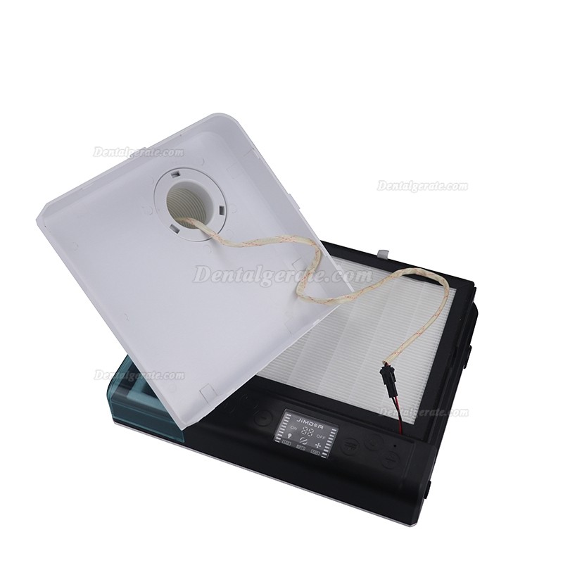 Dentallabor Tragbare Absauganlage Absaugbox Absauggerät mit 3 LED-Leuchten Dentallabor Tragbare Absauganlage Absaugbox Absauggerät mit 3 LED-Leuchten