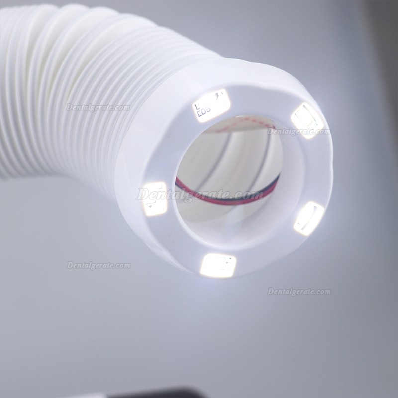 Dentallabor Tragbare Absauganlage Absaugbox Absauggerät mit 3 LED-Leuchten Dentallabor Tragbare Absauganlage Absaugbox Absauggerät mit 3 LED-Leuchten