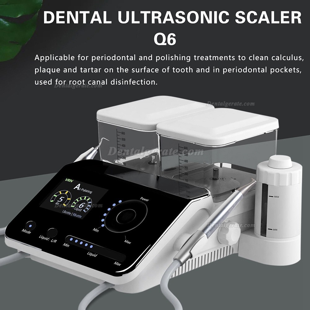 VRN Q6 6-in-1 Airflow Pulverstrahlgerät Zahnarzt + UltraschallScaler (Ultraschall Parodontalbehandlungsgerät) VRN Q6 6-in-1 Airflow Pulverstrahlgerät Zahnarzt + UltraschallScaler (Ultraschall Parodontalbehandlungsgerät)