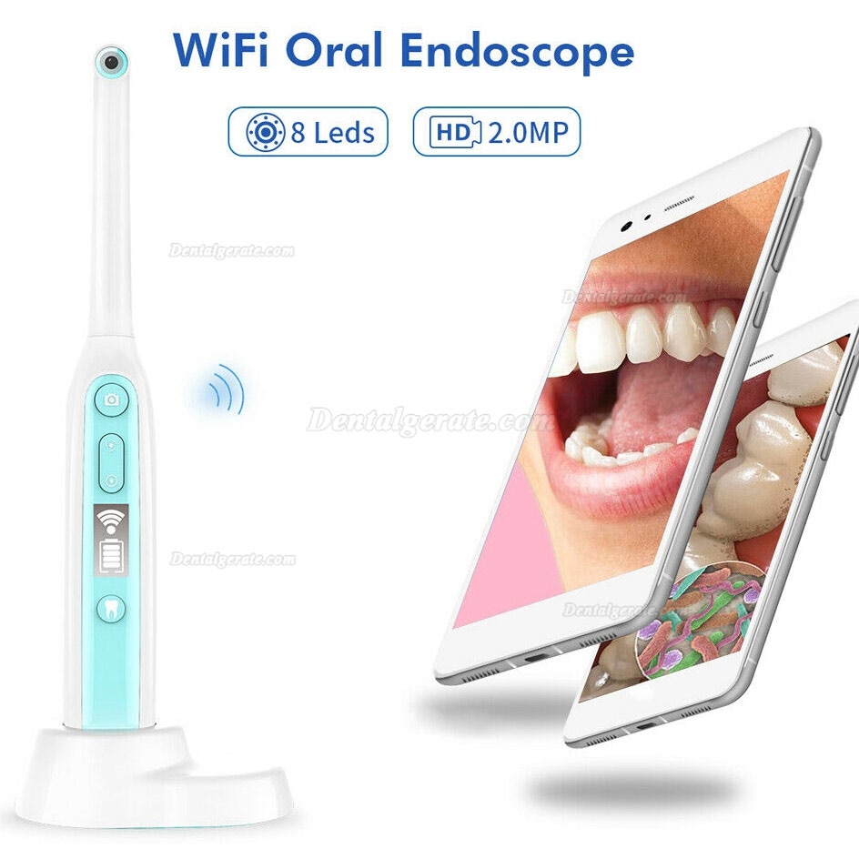 Dental LED Wifi Intraorale Kamera Wireless Endoskop HD f&uuml;r Android / iOS / Tablet