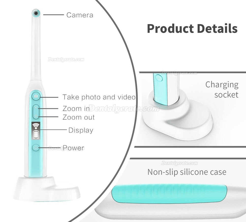 Dental LED Wifi Intraorale Kamera Wireless Endoskop HD f&uuml;r Android / iOS / Tablet