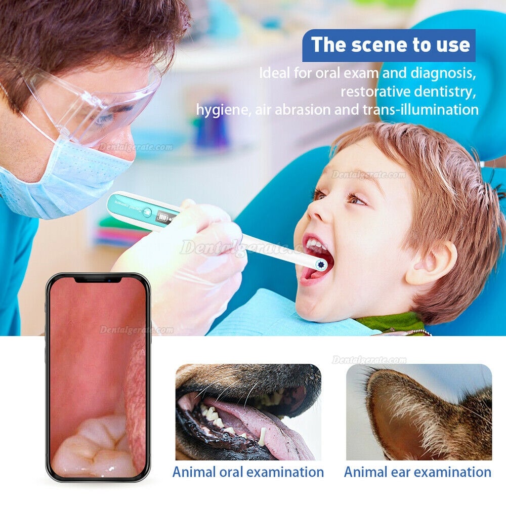 Dental LED Wifi Intraorale Kamera Wireless Endoskop HD f&uuml;r Android / iOS / Tablet