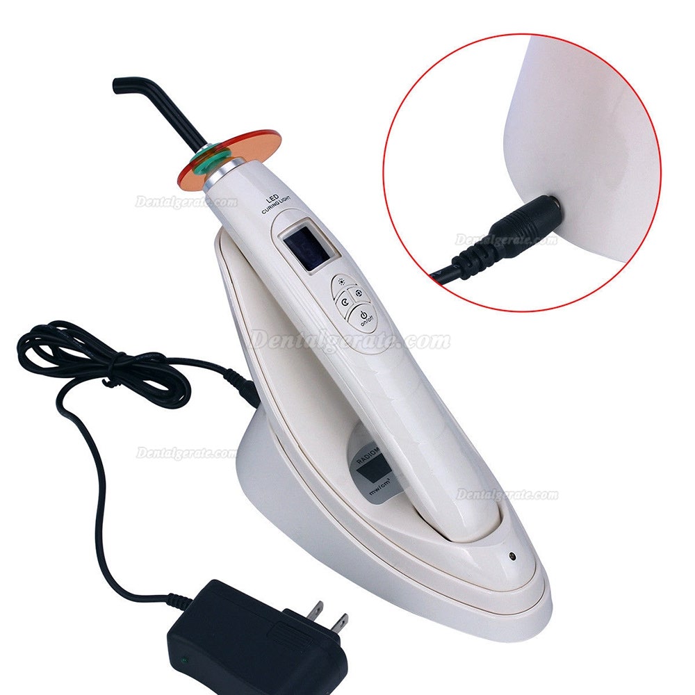 Dental LED Polymerisationslampe mit Lichtmessgerät 2000mw/cm2 Dental LED Polymerisationslampe mit Lichtmessgerät 2000mw/cm2