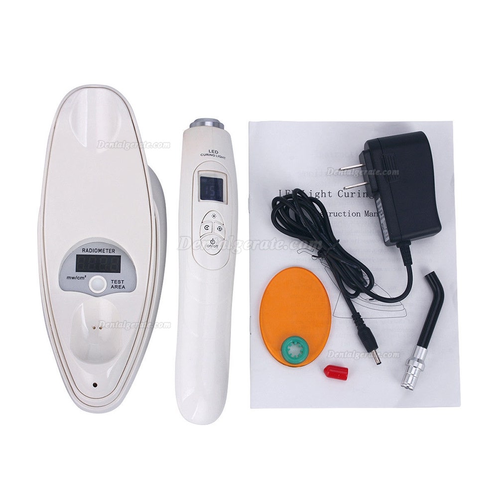Dental LED Polymerisationslampe mit Lichtmessgerät 2000mw/cm2 Dental LED Polymerisationslampe mit Lichtmessgerät 2000mw/cm2