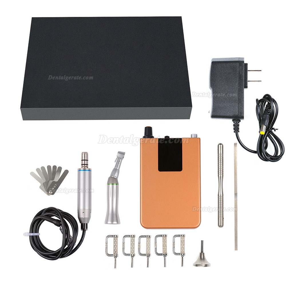 Westcode Mikromotor Zahnmedizin + 4:1 Grün Winkelstück + Kieferorthopädische IPR Kit Approximale Schmelzreduktion Instrumente Westcode Mikromotor Zahnmedizin + 4:1 Grün Winkelstück + Kieferorthopädische IPR Kit Approximale Schmelzreduktion Instrumente