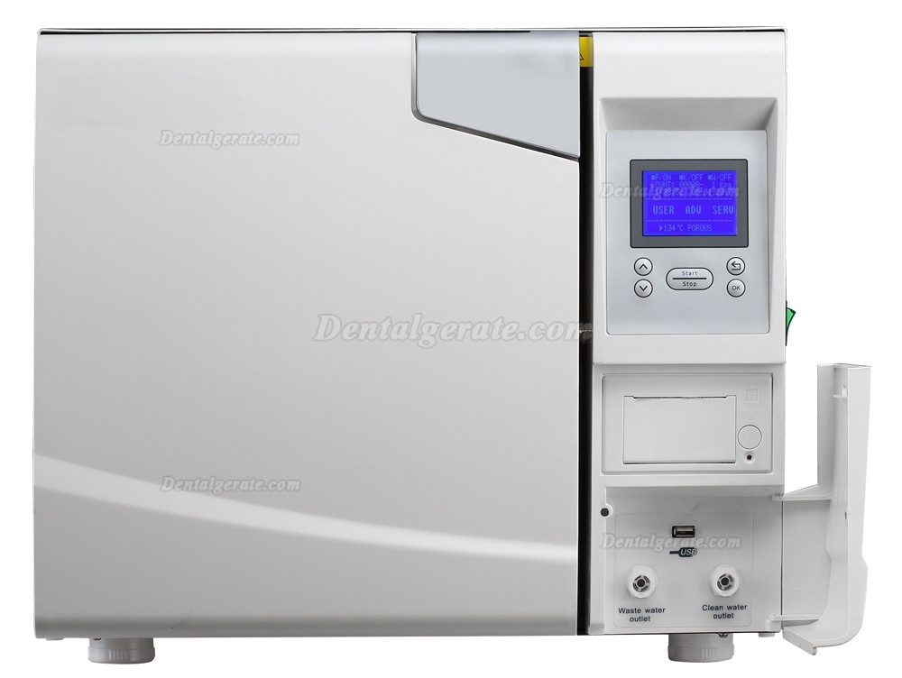 YESON Pro-Series 18/23L Autoklav Sterilisation Zahnarztpraxis B Klasse (mit Drucker und USB-Schnittstelle)