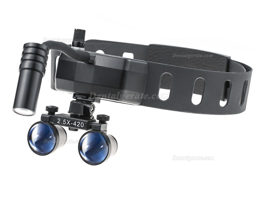 YUYO 5W LED Chirurgischer Scheinwerfer + 2.5X  Zahnmedizinische Binokularlupen