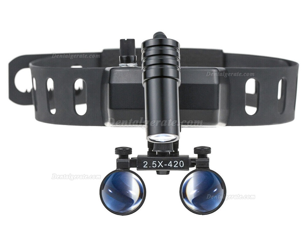 YUYO 5W LED Chirurgischer Scheinwerfer + 2.5X  Zahnmedizinische Binokularlupen
