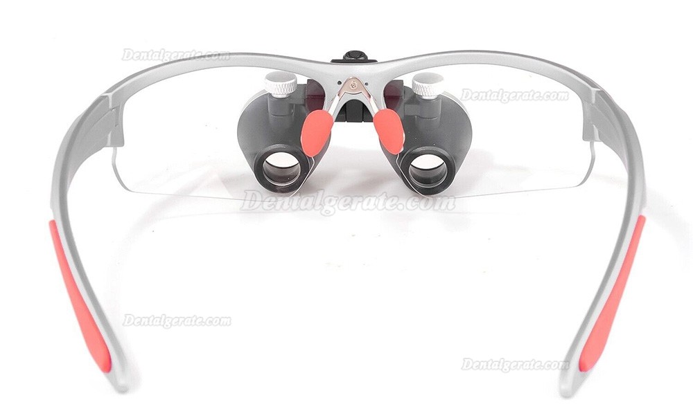 YUYO DY-117 Zahnarzt Lupenbrille, 3,5 x 420 mm, Einstellbarer Augenabstand