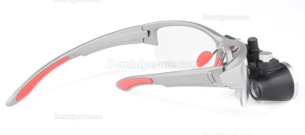YUYO DY-117 Zahnarzt Lupenbrille, 3,5 x 420 mm, Einstellbarer Augenabstand