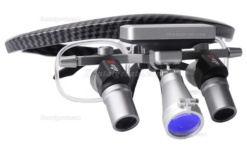YUYO EL1+WL1 3X/4X/5X/6X Ergo Flip-up Lupenbrille mit kabellosem LED-licht YUYO EL1+WL1 3X/4X/5X/6X Ergo Flip-up Lupenbrille mit kabellosem LED-licht