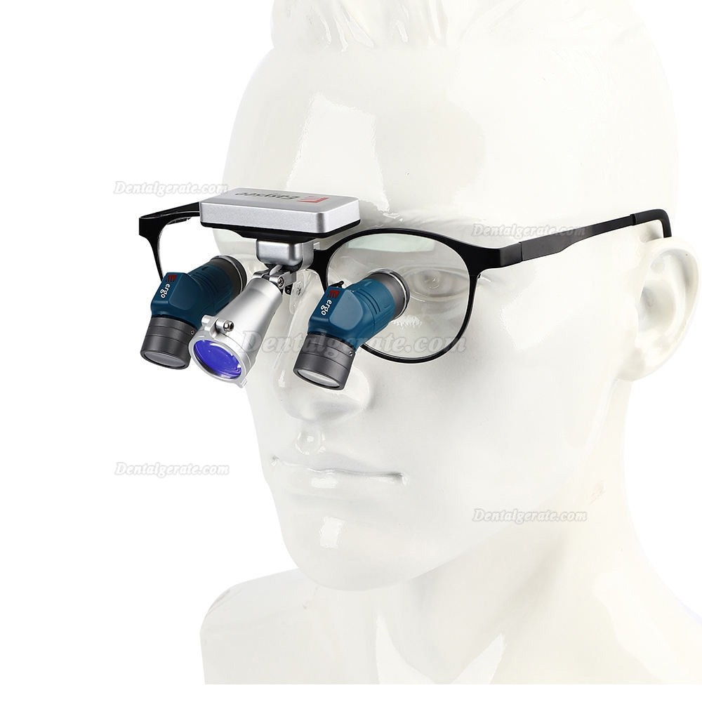 YUYO ET-2+WL-2-001-II 3,5x 5x 7x Zoom-Lupenbrille Zahnmedizin mit Licht Zahnarzt