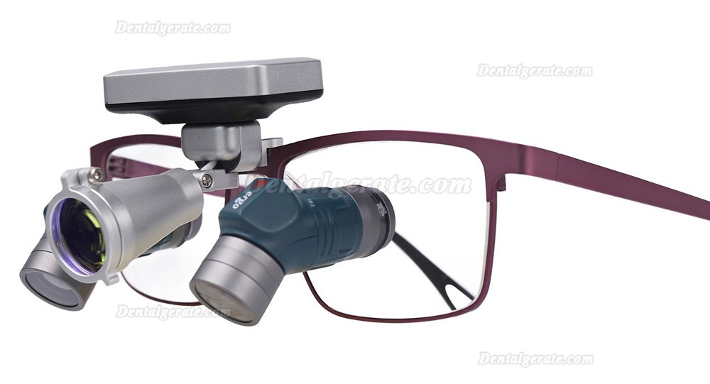 YUYO ET-2+WL-2-001-II 3,5x 5x 7x Zoom-Lupenbrille Zahnmedizin mit Licht Zahnarzt
