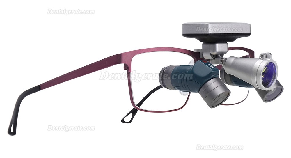 YUYO ET-2+WL-2-001-II 3,5x 5x 7x Zoom-Lupenbrille Zahnmedizin mit Licht Zahnarzt