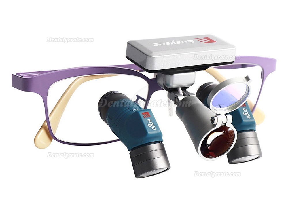 YUYO ET-2+WL-2-001-II 3,5x 5x 7x Zoom-Lupenbrille Zahnmedizin mit Licht Zahnarzt
