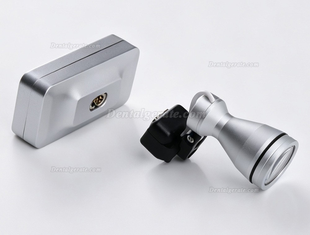 YUYO WL-1-II 5W Kabellose Dental Lupenbrille Licht mit 3 Magnetischen Batterien