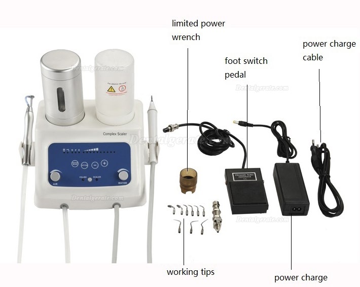 YS YS-CS-A (5E) Zahnreinigung Ultraschall Scaler Parodontalger&auml;t + Pulverpoliturfunktion