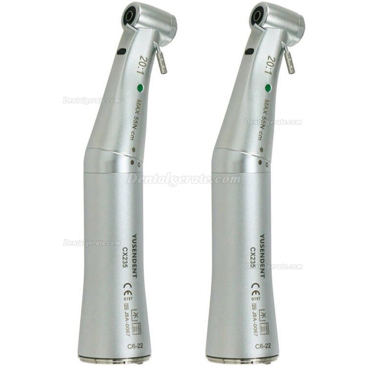 Yudendent COXO C-Sailor Pro Zahnimplantatsystem Bürstenloser Chirurgischer Motor mit zwei CX235C6-2 Glasfaser-Handstücken.