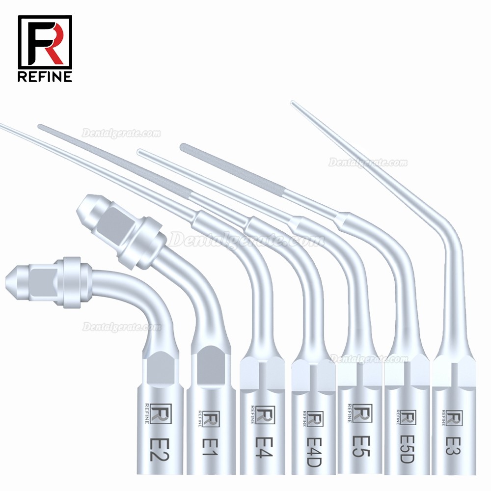 5 St&uuml;cke Refine&reg; Ultraschall Scaler Piezo Spitzen f&uuml;r Endodontie E1 E2 E3 E4 E4 E6 E7 E8 E9 E10 E11 E14 E15 Kompatibel EMS MECTRON WOODPECKER