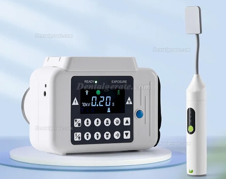 Handgehaltenes zahnarzt röntgengerät (eingebauter Bildschirm) + iRay Pluto 0002XW digitaler röntgensensor kabellos Handgehaltenes zahnarzt röntgengerät (eingebauter Bildschirm) + iRay Pluto 0002XW digitaler röntgensensor kabellos