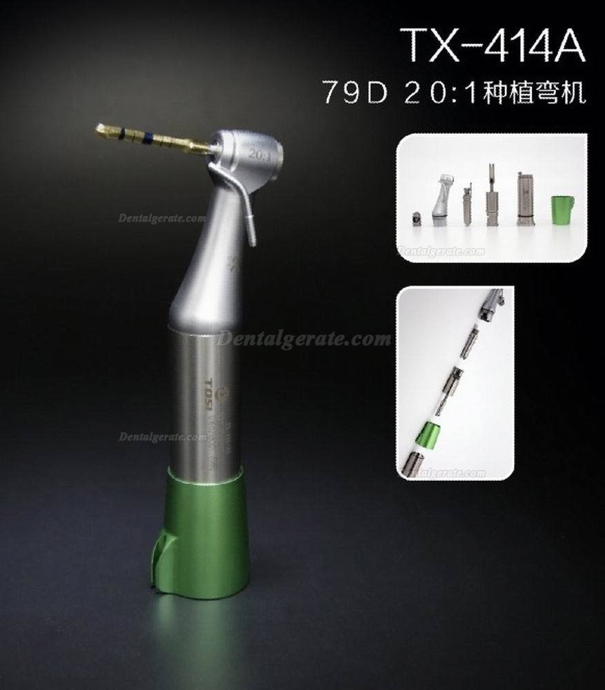 TOSI Dental 20:1 Winkelst&uuml;cke Implantat-Handst&uuml;ck Druckknopf TX-414A