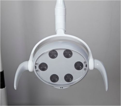 YUSENDENT&reg; CX249-6 Dental LED Oral Licht Beleuchtung f&uuml;r Zahnarztpraxis+ St&uuml;tzarm