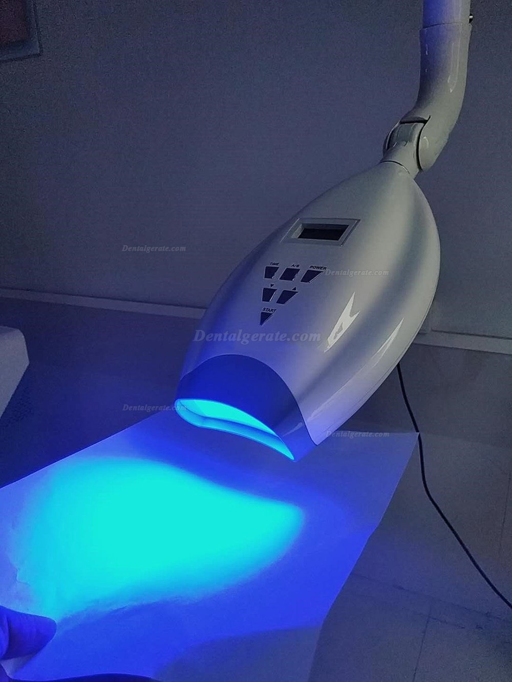 KC-768 LED Dental Bleaching Lampe Zahnwei&szlig;licht Riemenscheiben mit 8 blauen LED + 3 lila LED